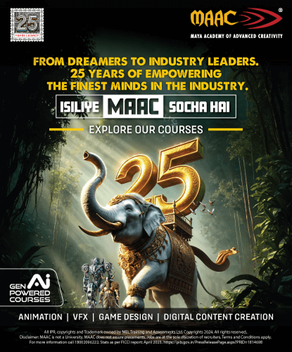 MAAC India Offers VFX, Gaming and Multimedia Animation Courses